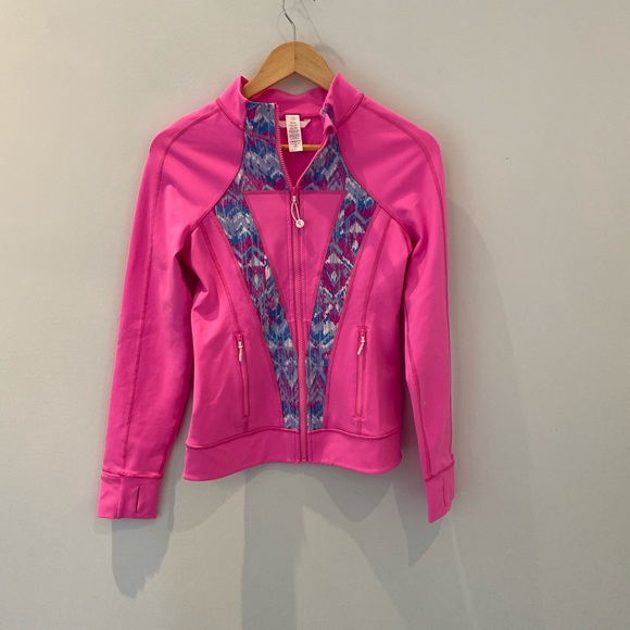 Ivivva pink zip up light jacket - Picture 2 of 8